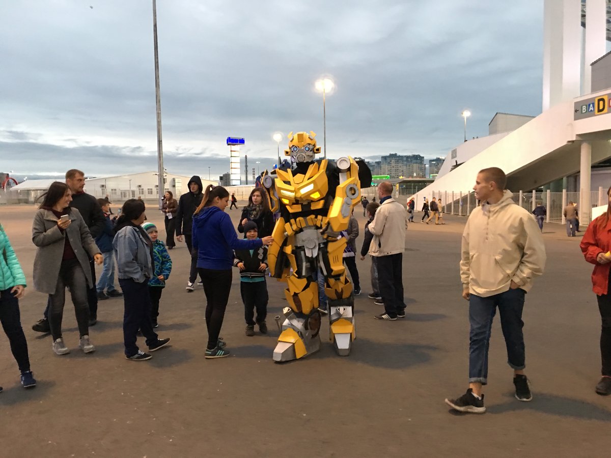 Шоу роботов состоялось на площадке стадиона «Нижний Новгород» (ФОТО)