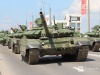 Танкисты в масках: первая репетиция парада Победы прошла в Нижнем Новгороде