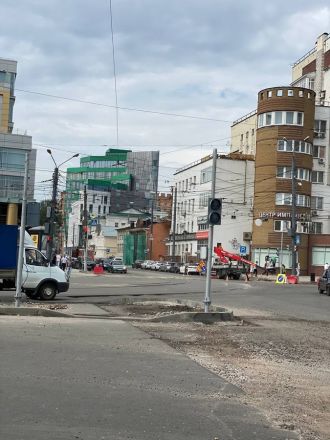 Новые светофоры устанавливают на площади Сенной в Нижнем Новгороде - фото 2