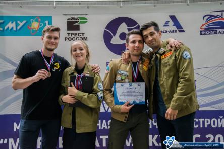 Студенческий отряд политеха стал победителем соревнования на стройке Курской АЭС
