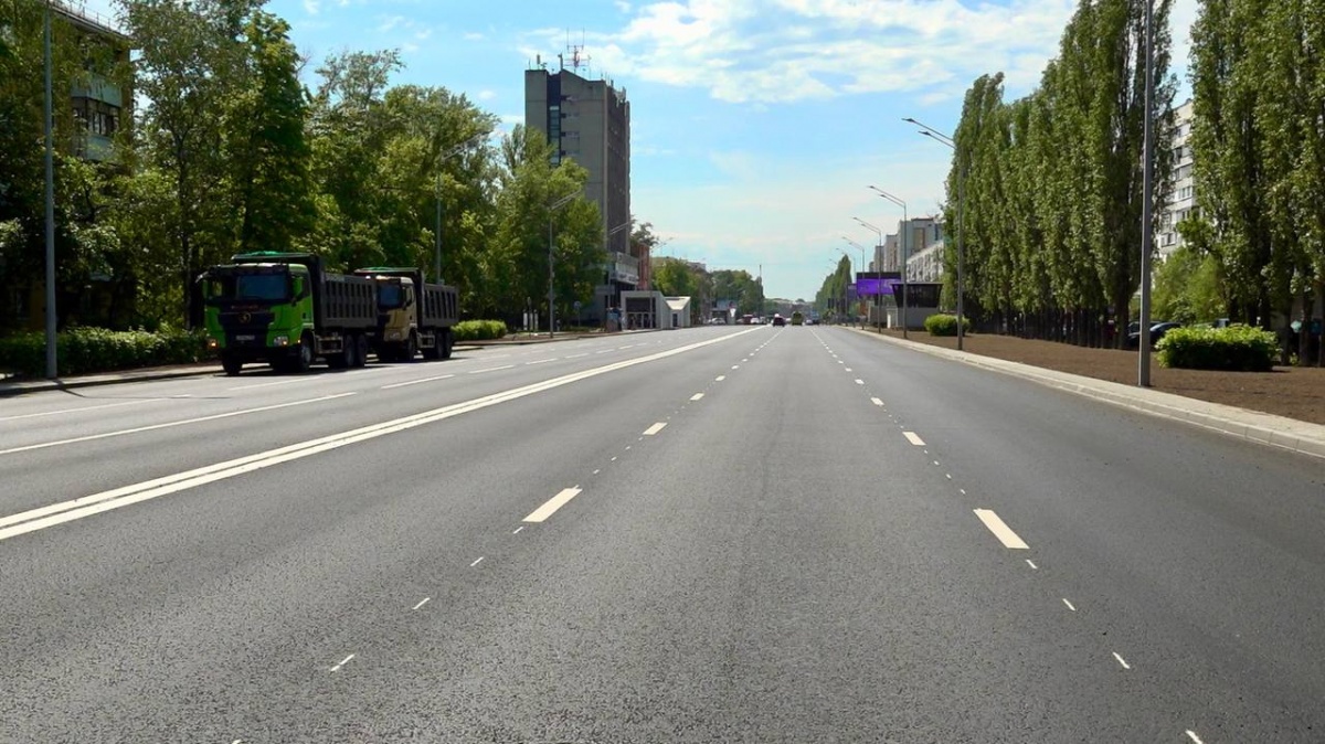 Ремонт дороги завершился на проспекте Ленина в Нижнем Новгороде - фото 1