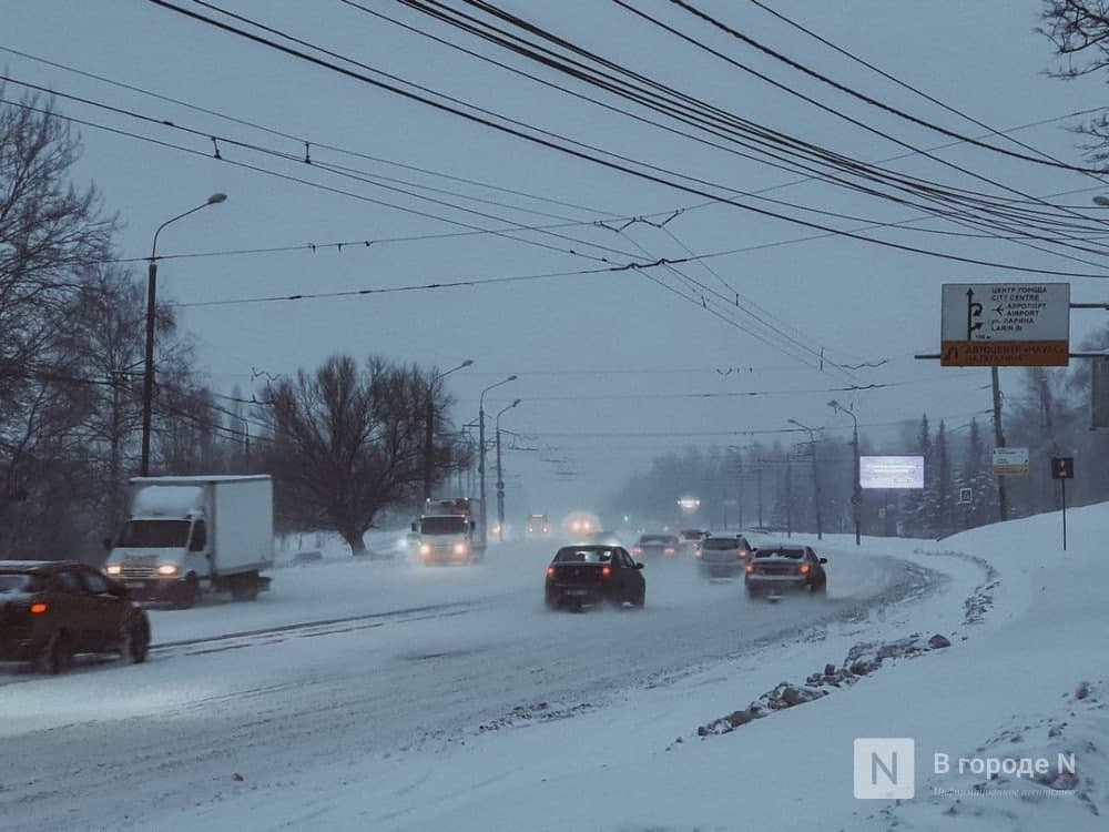 Девятибалльные пробки сковали Нижний Новгород утром 14 января - фото 1