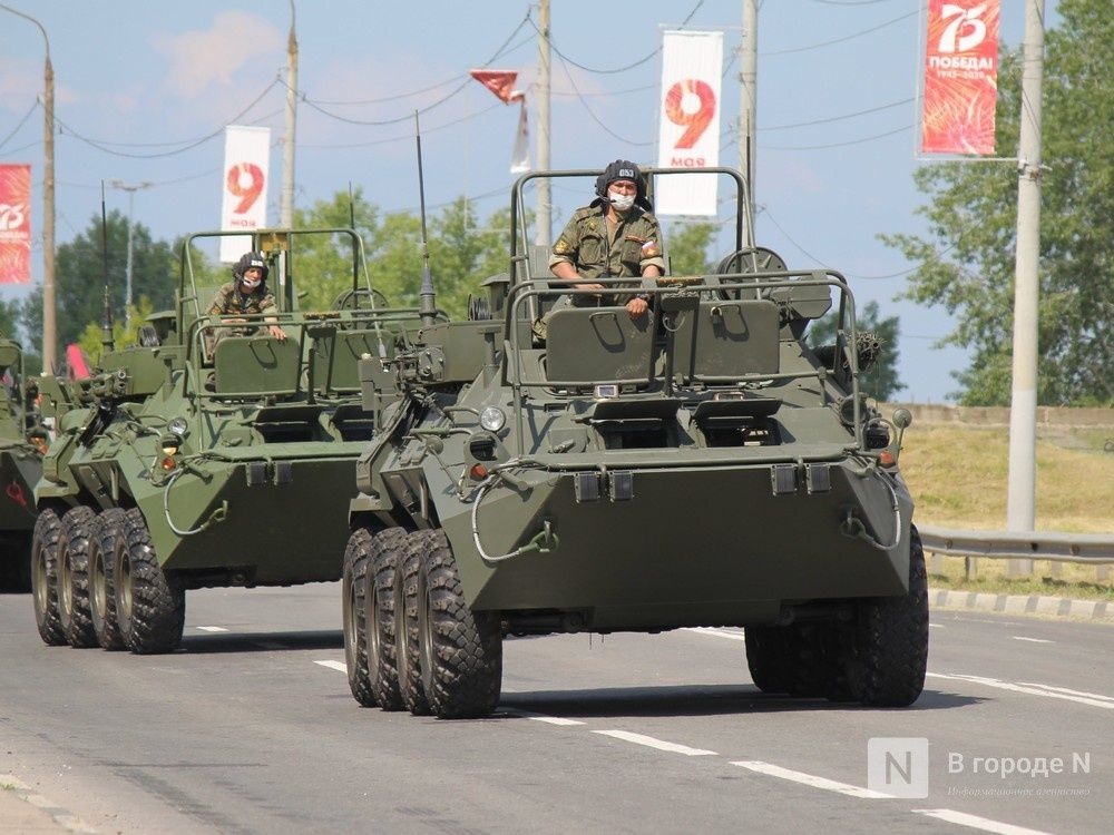 75 единиц техники и 700 военнослужащих примут участие в нижегородском Марше Победы