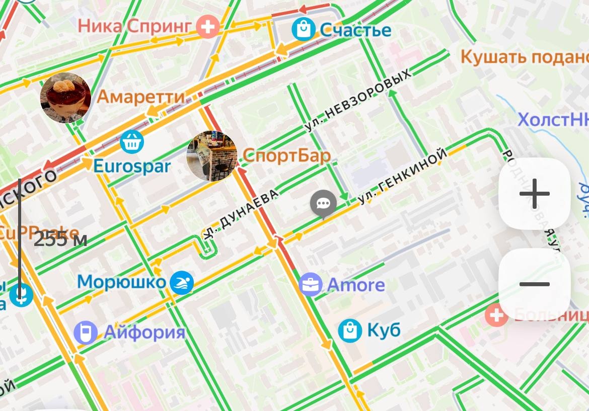 Пробка образовалась в центре Нижнего Новгорода из-за пожара в доме - фото 1