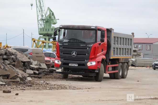 Фоторепортаж: как идет строительство Ледового дворца в Нижнем Новгороде - фото 19