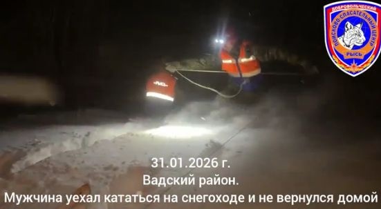 Мужчина на снегоходе погиб в лесу в Нижегородской области - фото 1