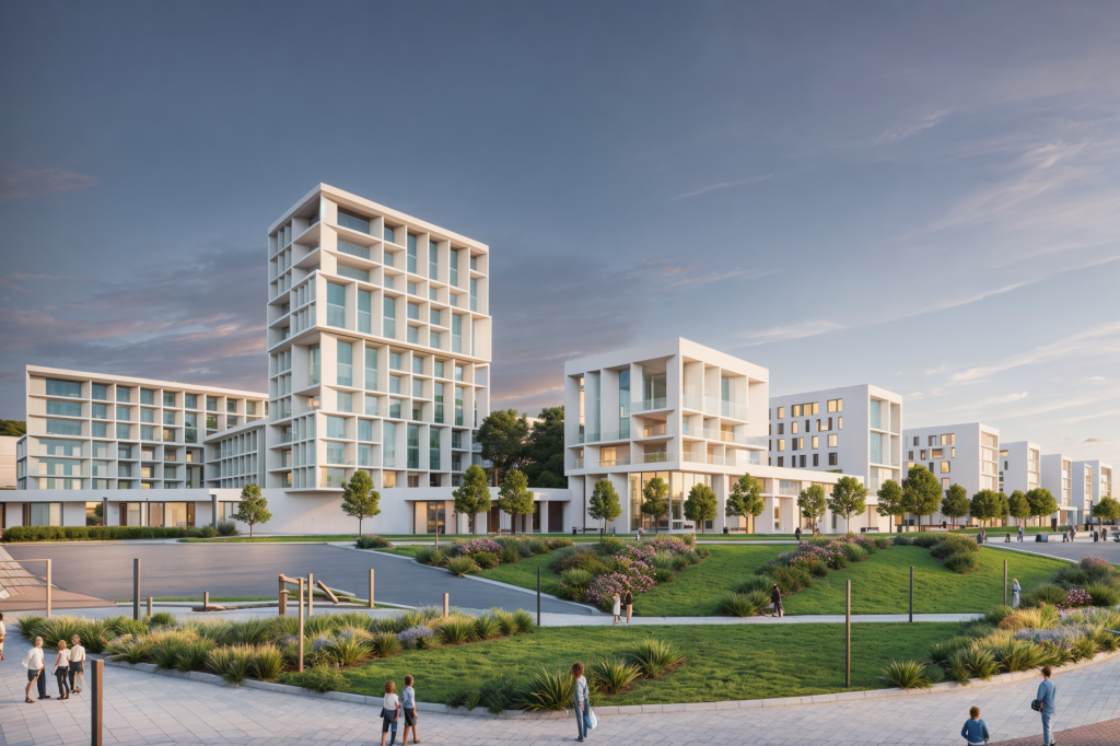 На набережной Гребного канала появятся общественный центр и соцобъекты - фото 1