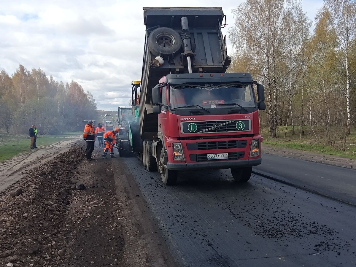 Одну из самых аварийных дорог Нижегородской области отремонтируют до конца июня