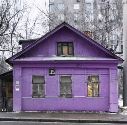 Нижегородский художник создал работу о неудачной покраске домов - фото 1
