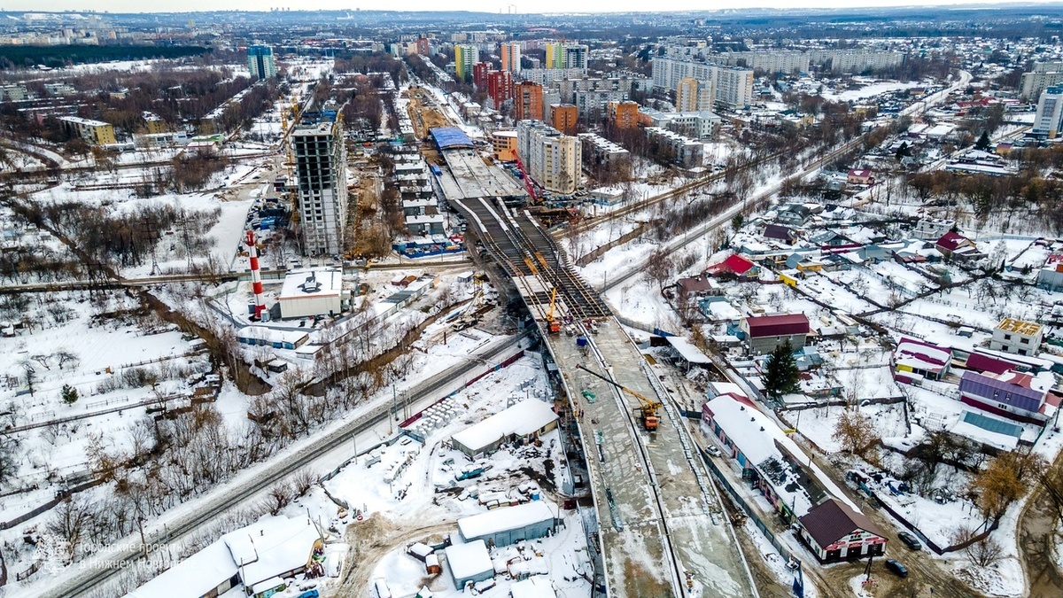 Развязку на Циолковского в Нижнем Новгороде откроют до конца мая