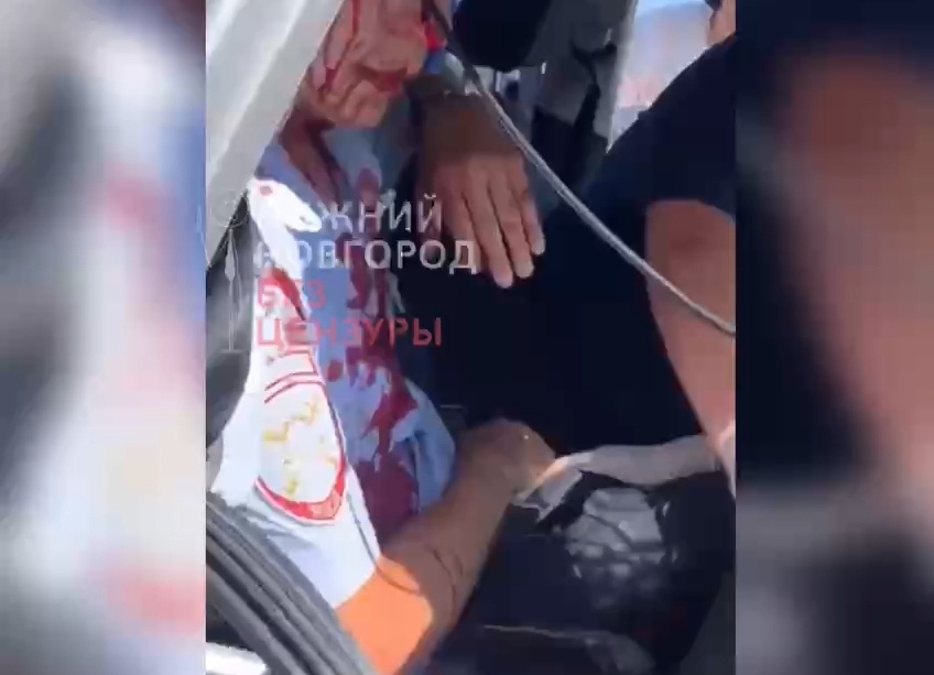 Появилось видео с аварией с участием BMW и полицейской «Лады» в Балахнинском районе