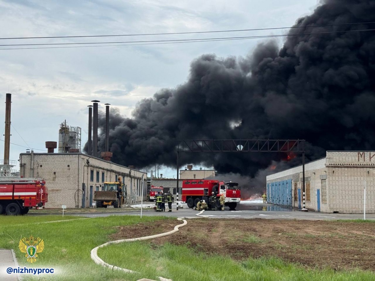 Прокуратура заинтересовалась пожаром в промзоне в Кстове - фото 1