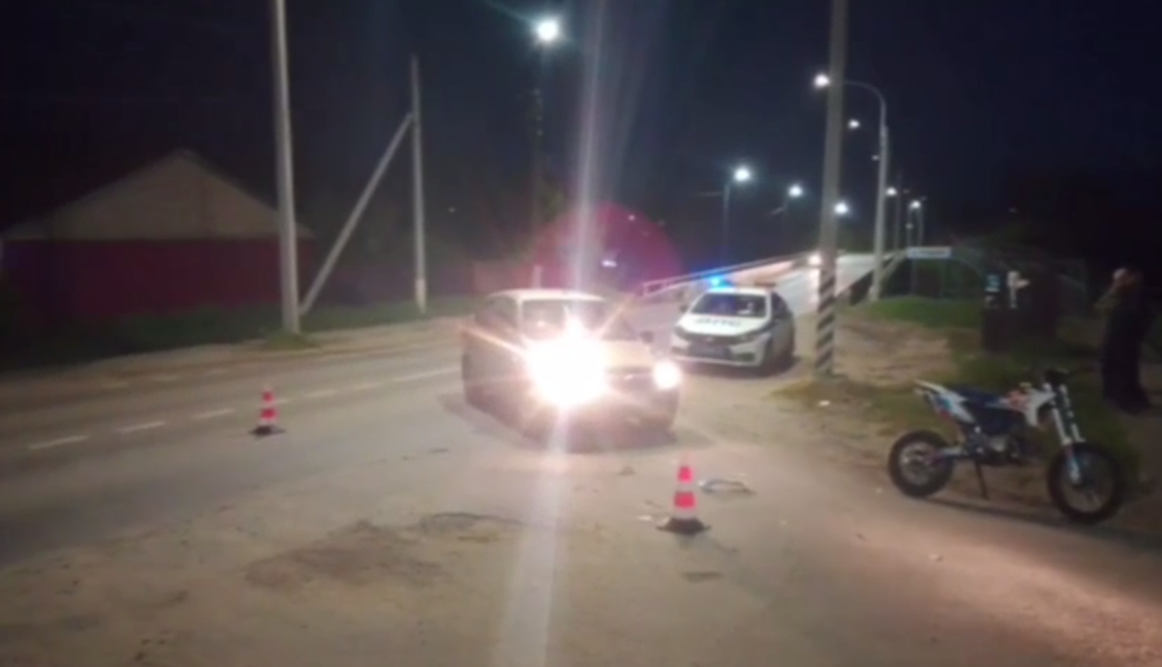 14-летний подросток на питбайке попал в ДТП в Нижегородской области - фото 1