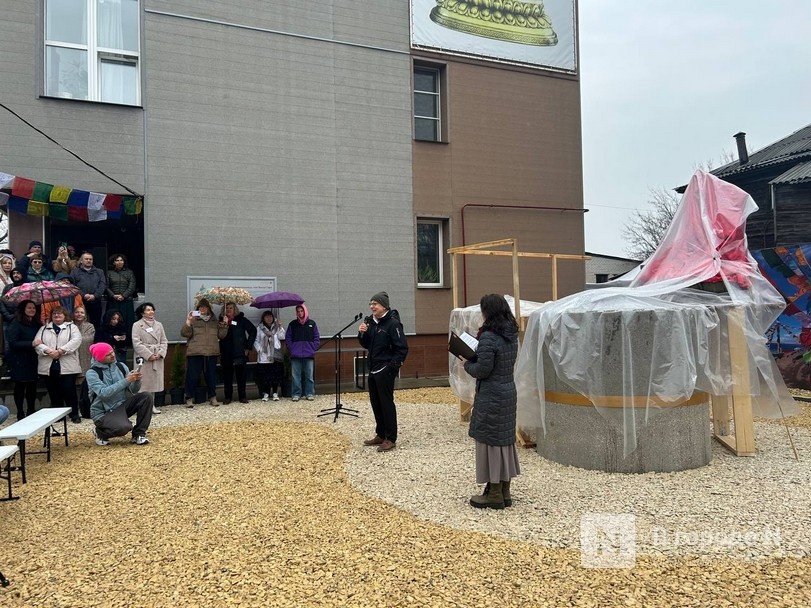 Трехметровую буддийскую статую открыли в Нижнем Новгороде - фото 3