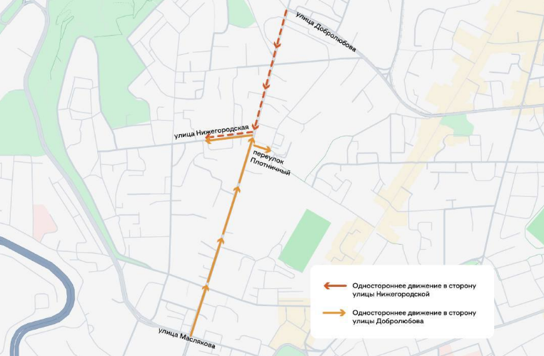 Схема движения изменится на Ильинке в Нижнем Новгороде с 10 сентября - фото 1