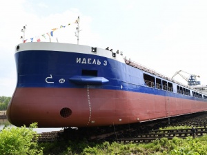 Новый сухогруз «Идель-3» сошел на воду на «Красном Сормове»