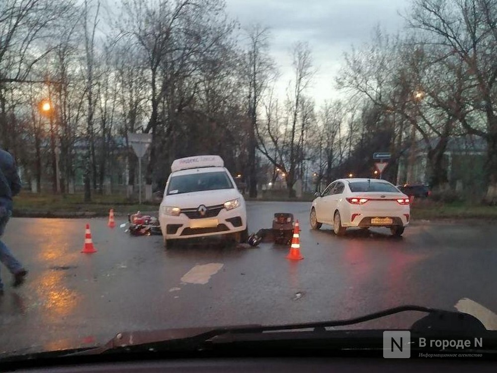 Смертельная авария с такси и мотоциклом произошла в Автозаводском районе
