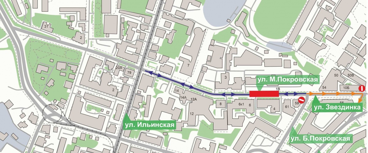 Участок Малой Покровской перекроют в Нижнем Новгороде до конца июля - фото 1