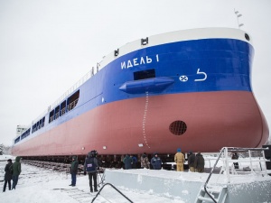 Первый в этом году сухогруз спустили на воду на «Красном Сормове»