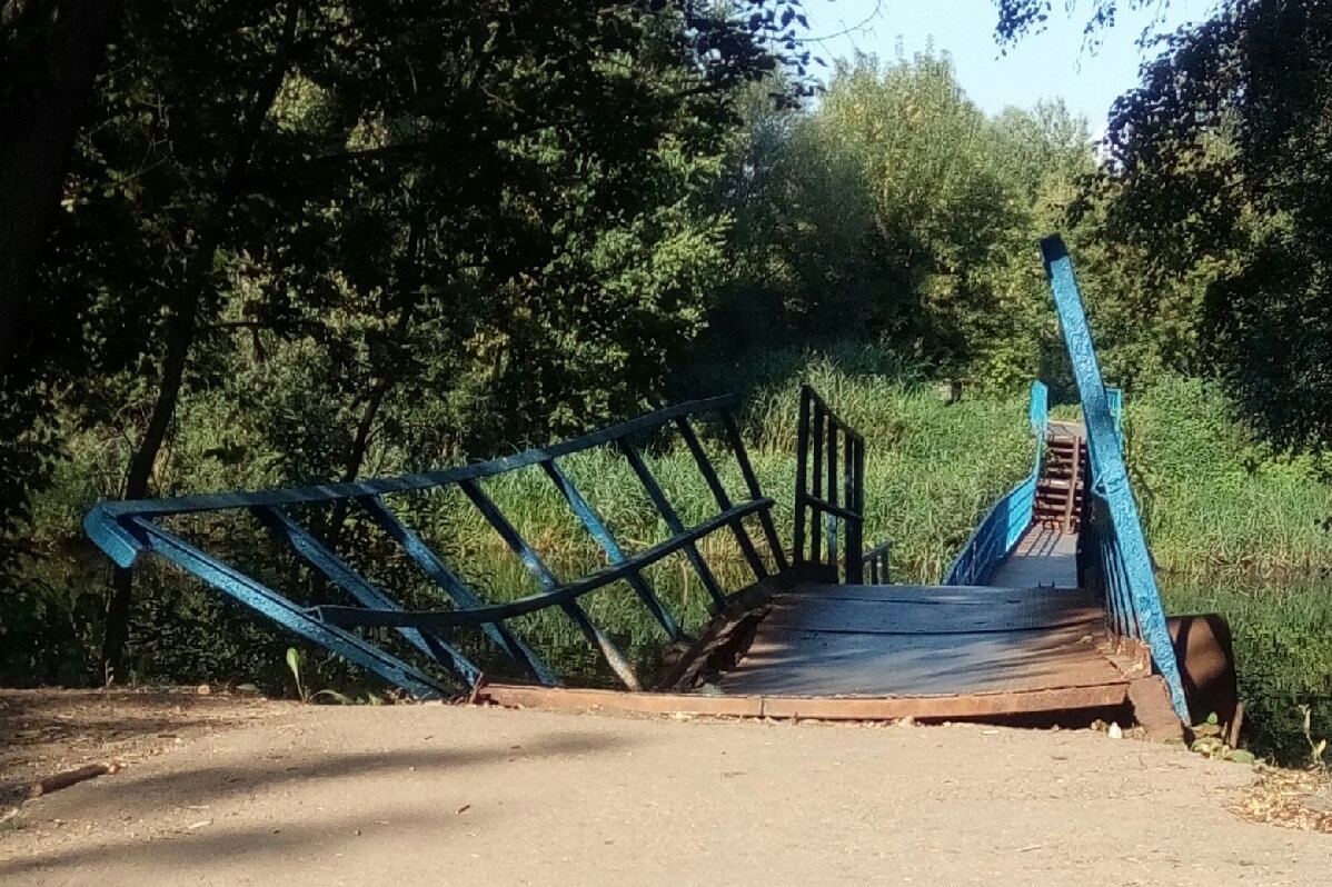 Мост в поселке Дачный в Ленинском районе отремонтируют к октябрю - фото 1