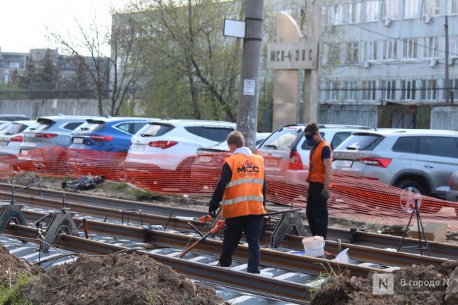 Через пробки к комфорту: смотрим, как продвигается ремонт трамвайных путей в Нижнем Новгороде - фото 89