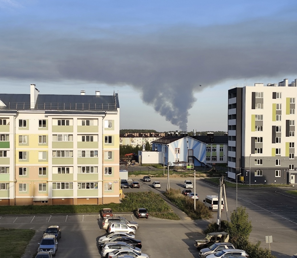 Мусорный полигон горит в Нижегородской области - фото 1