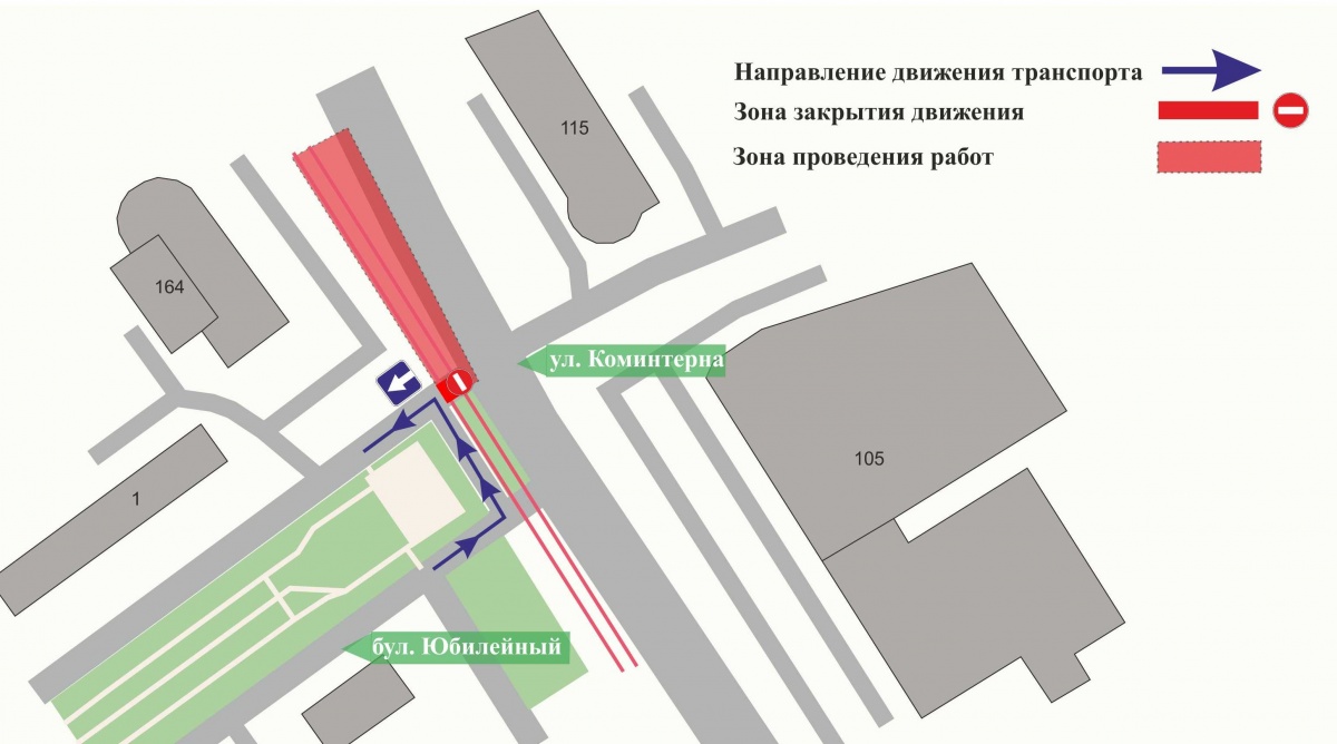 Часть Юбилейного бульвара в Нижнем Новгороде закроют для транспорта - фото 1