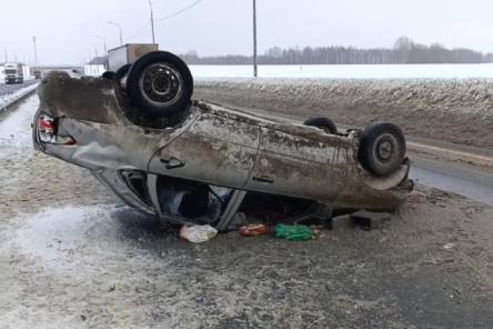 Жесткое ДТП с &laquo;перевертышем&raquo; произошло на М-12 в Нижегородской области