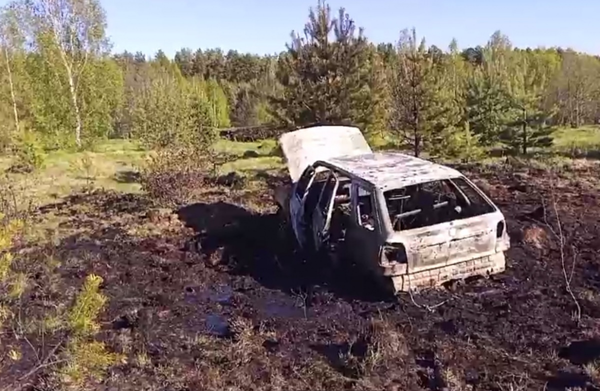 Мужчина сгорел в машине в Нижегородской области