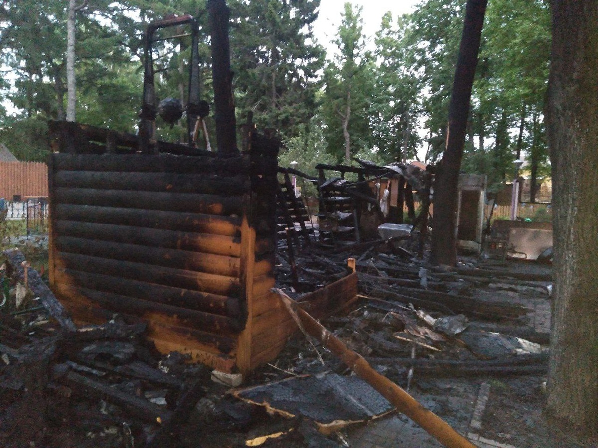 Объекты торговли сгорели в балахнинском зоопарке - фото 2