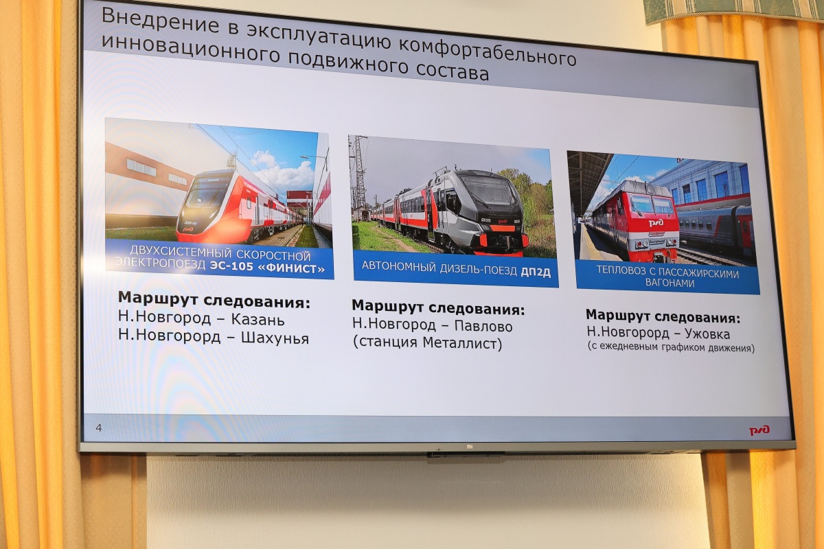 Электропоезд «Финист» хотят запустить из Нижнего Новгорода в 2027 году - фото 1