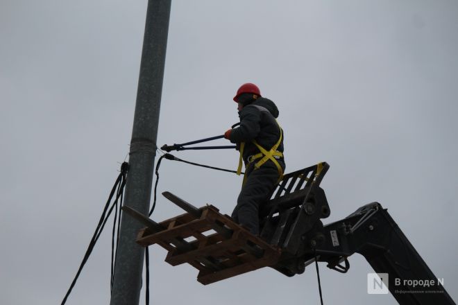 Фоторепортаж: как идет строительство Ледового дворца в Нижнем Новгороде - фото 110