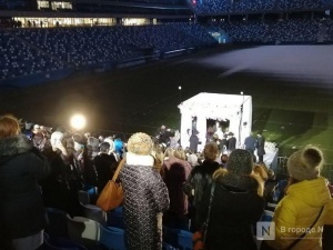 Площадкой для свадебного гулянья стал стадион «Нижний Новгород»
