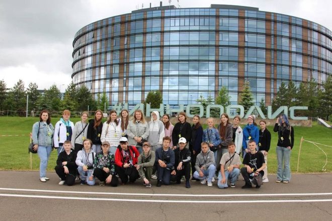 Школьники из двух нижегородских округов побывали в городе будущего Иннополисе - фото 4