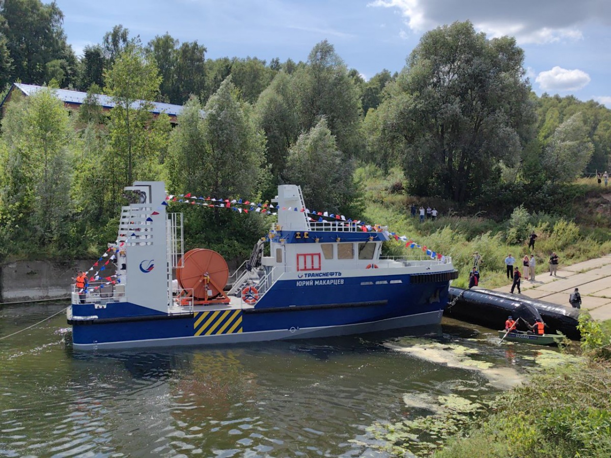 Два бонопостановочных судна спустили на воду в Нижегородской области - фото 1