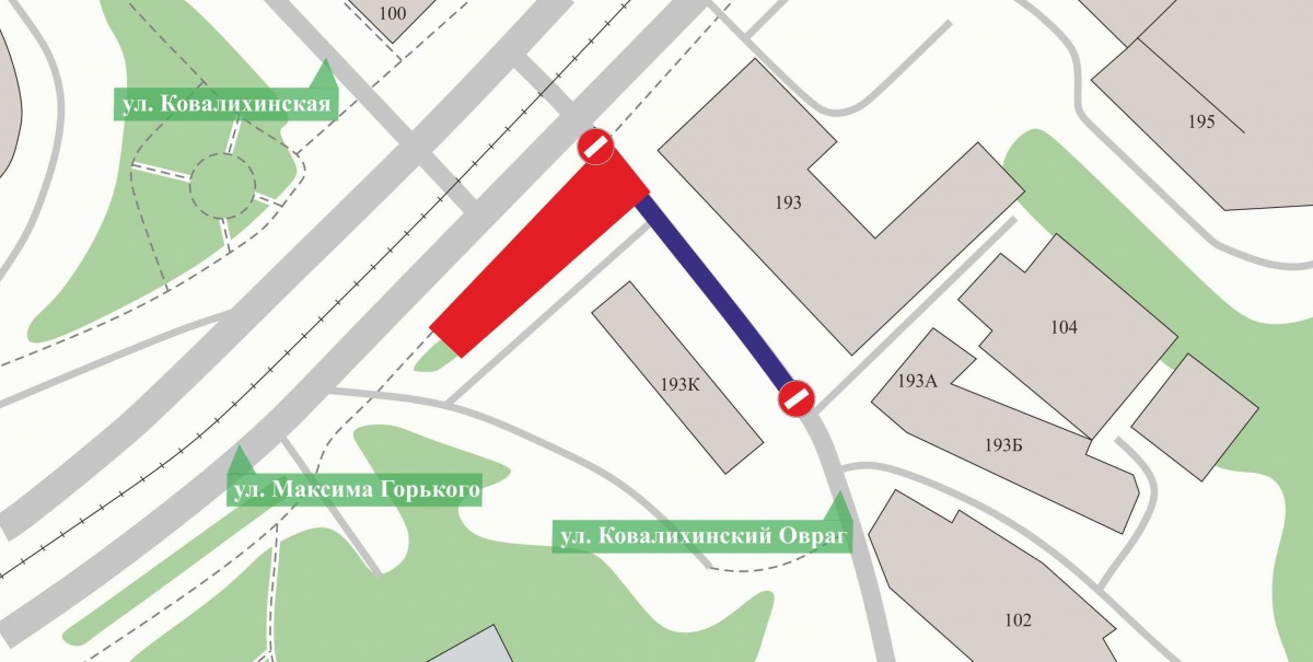 Ограничение движения на участке улицы Ковалихинский овраг продлено до 2 августа - фото 1